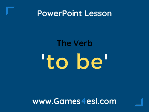 Verb To Be PowerPoint ESL