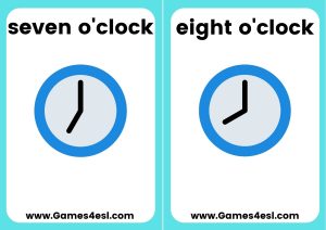 ESL Flashcards - Time