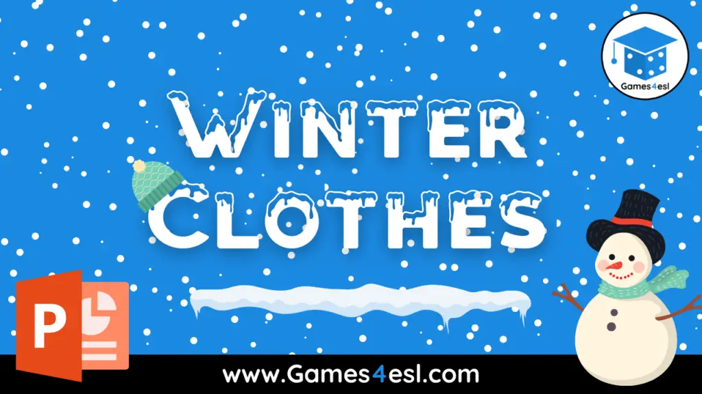 Winter Clothes PowerPoint Lesson