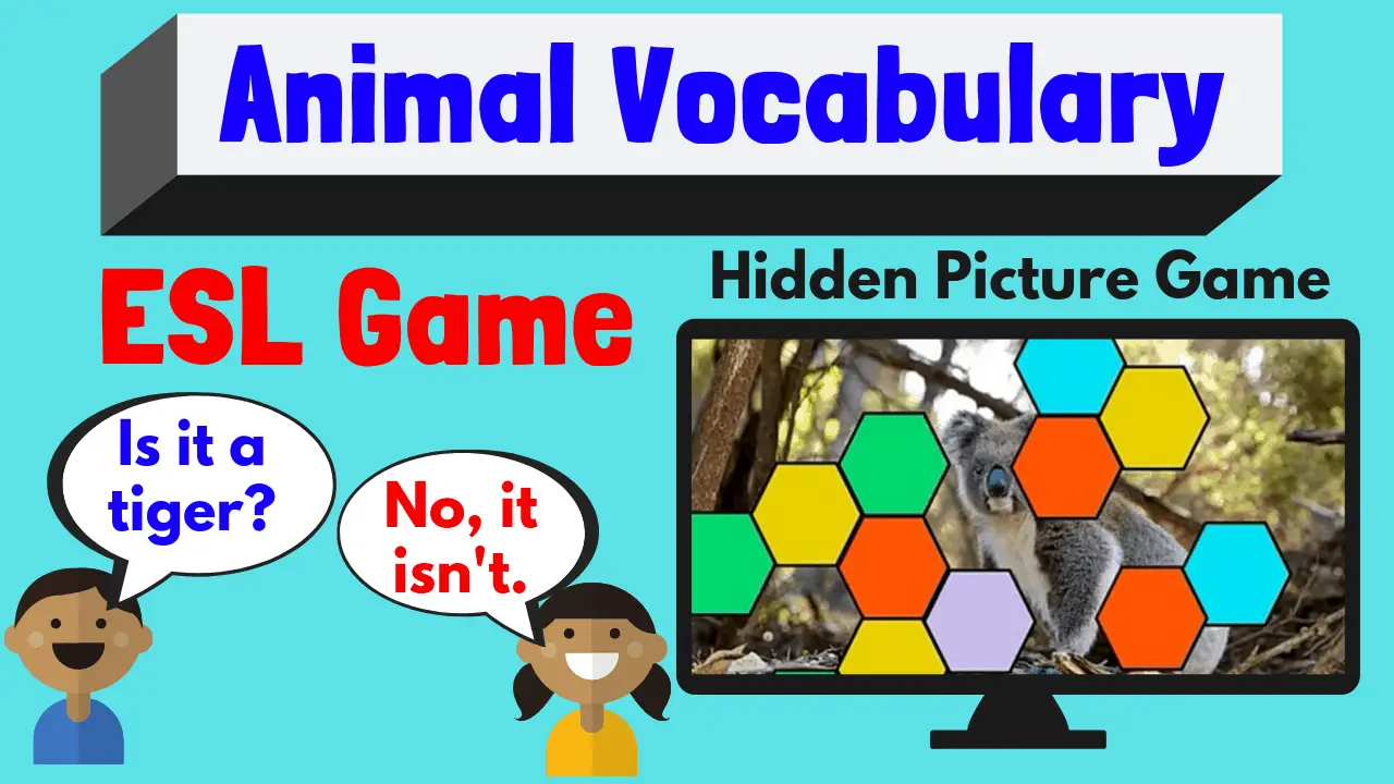 ESL game - Animals vocabulary