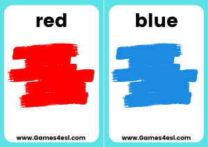 ESL Colors flashcards