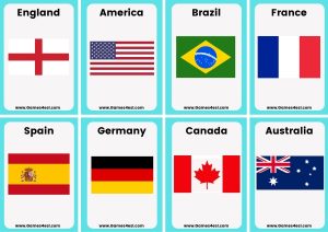Small flashcards - countries