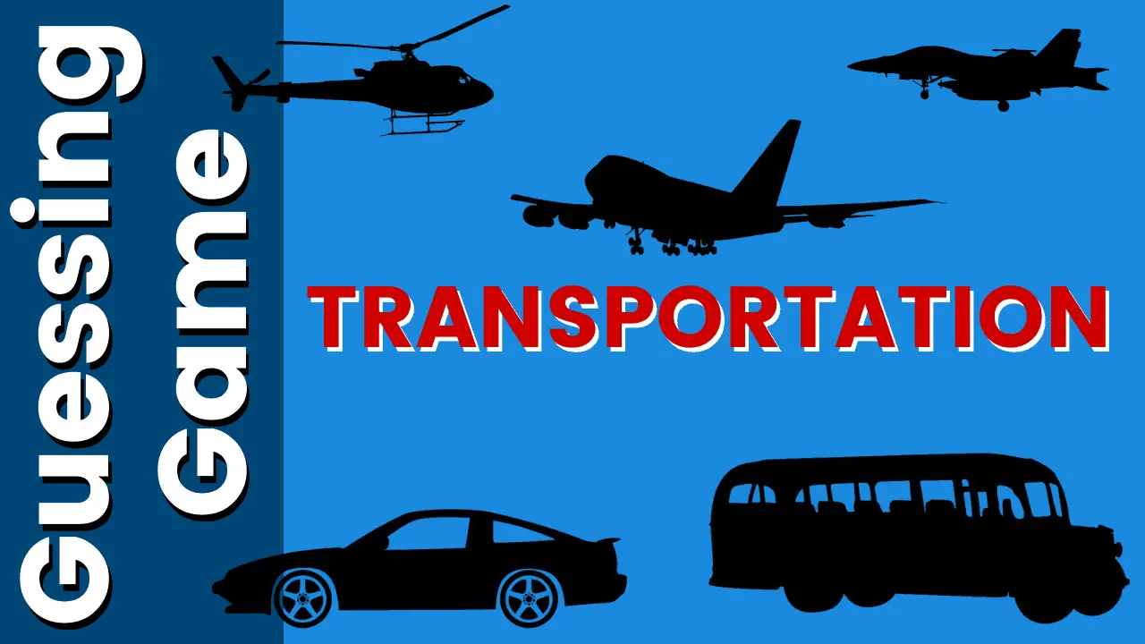 Transportation Vocabulary Game