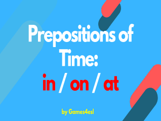 Prepositions Of Time PowerPoint Presentation