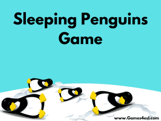 ESL PowerPoint Game - Sleeping Penguins Thumbnail